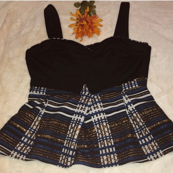 Anthropologie Deletta Peplum Top - Picture 4 of 7